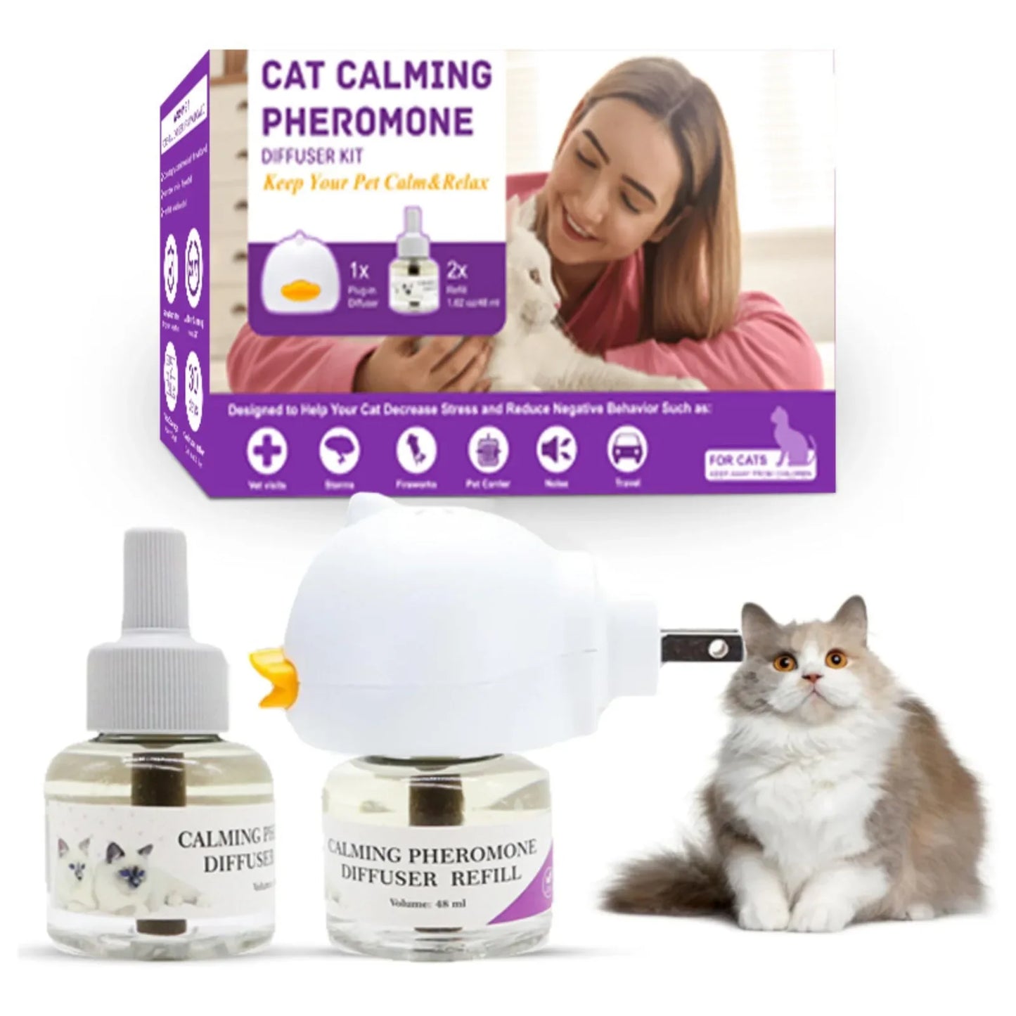 CalmPaws™ Cat Pheromone Diffuser Starter Kit™